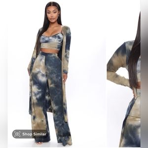 Womens tie dye set